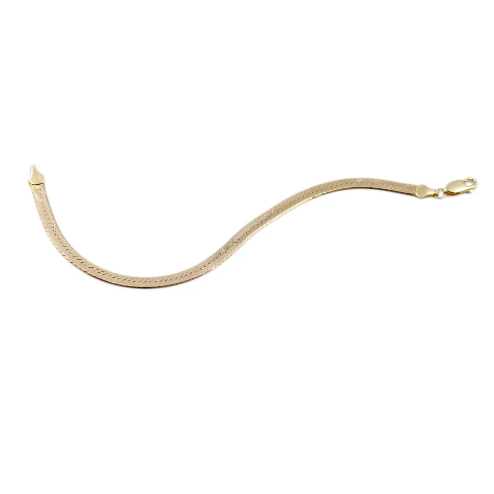 14K Yellow Gold Omega Bracelet