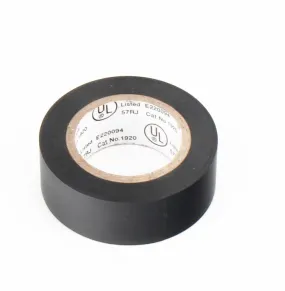 3/4” High-Strength Vinyl Electrical Tape - 20’, Matte Black