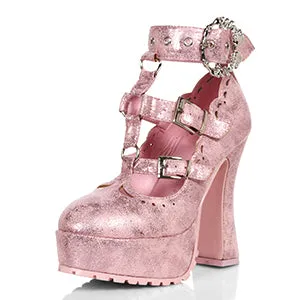 557-DAPHNE 5.5" Chunky Heel with Buckles