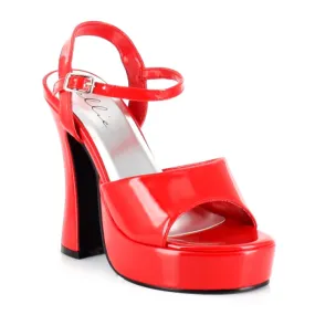 557-LEA 5" Chunky Heel Sandal