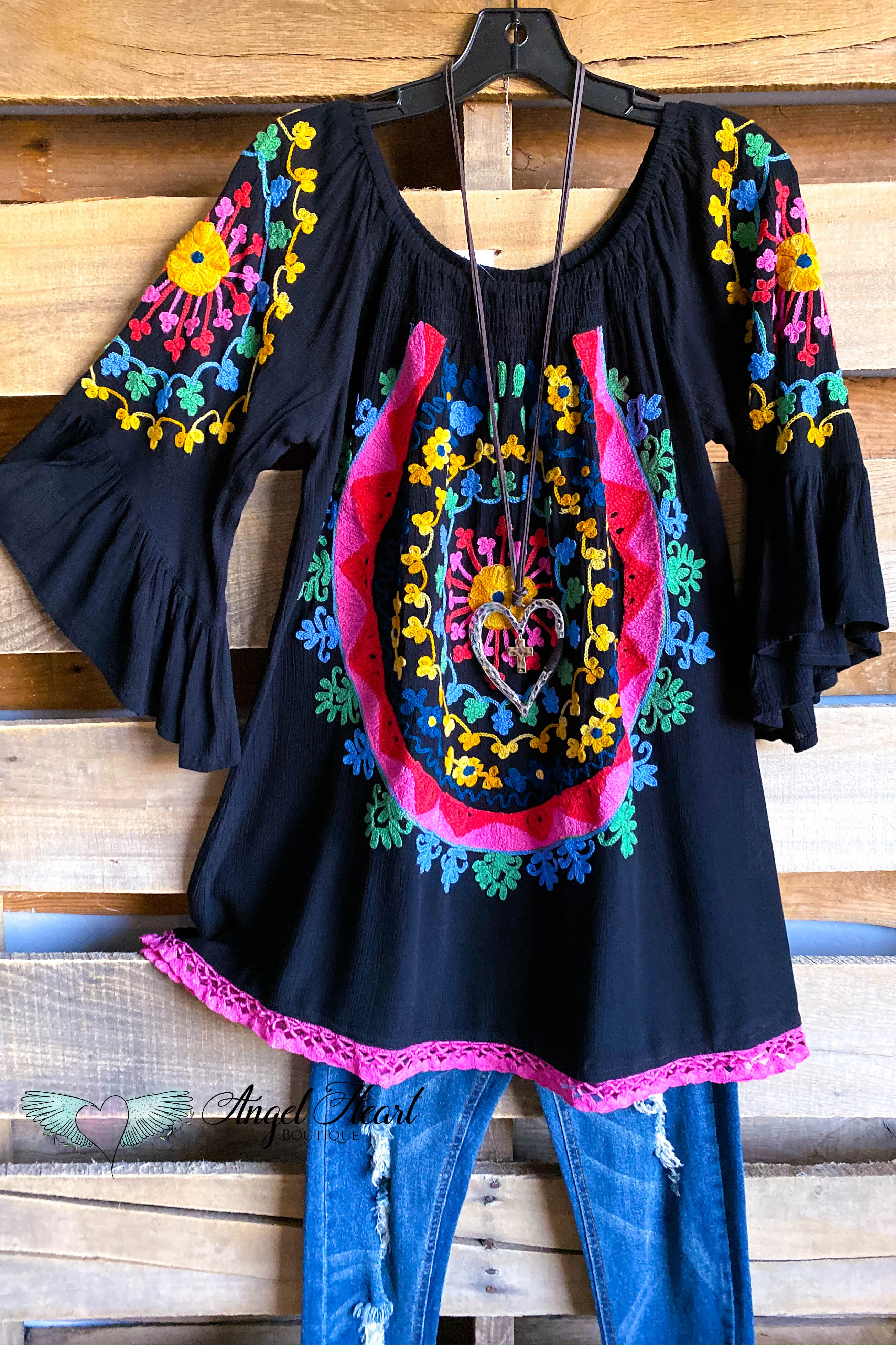 AHB EXCLUSIVE: Sweet Talker Tunic - Black