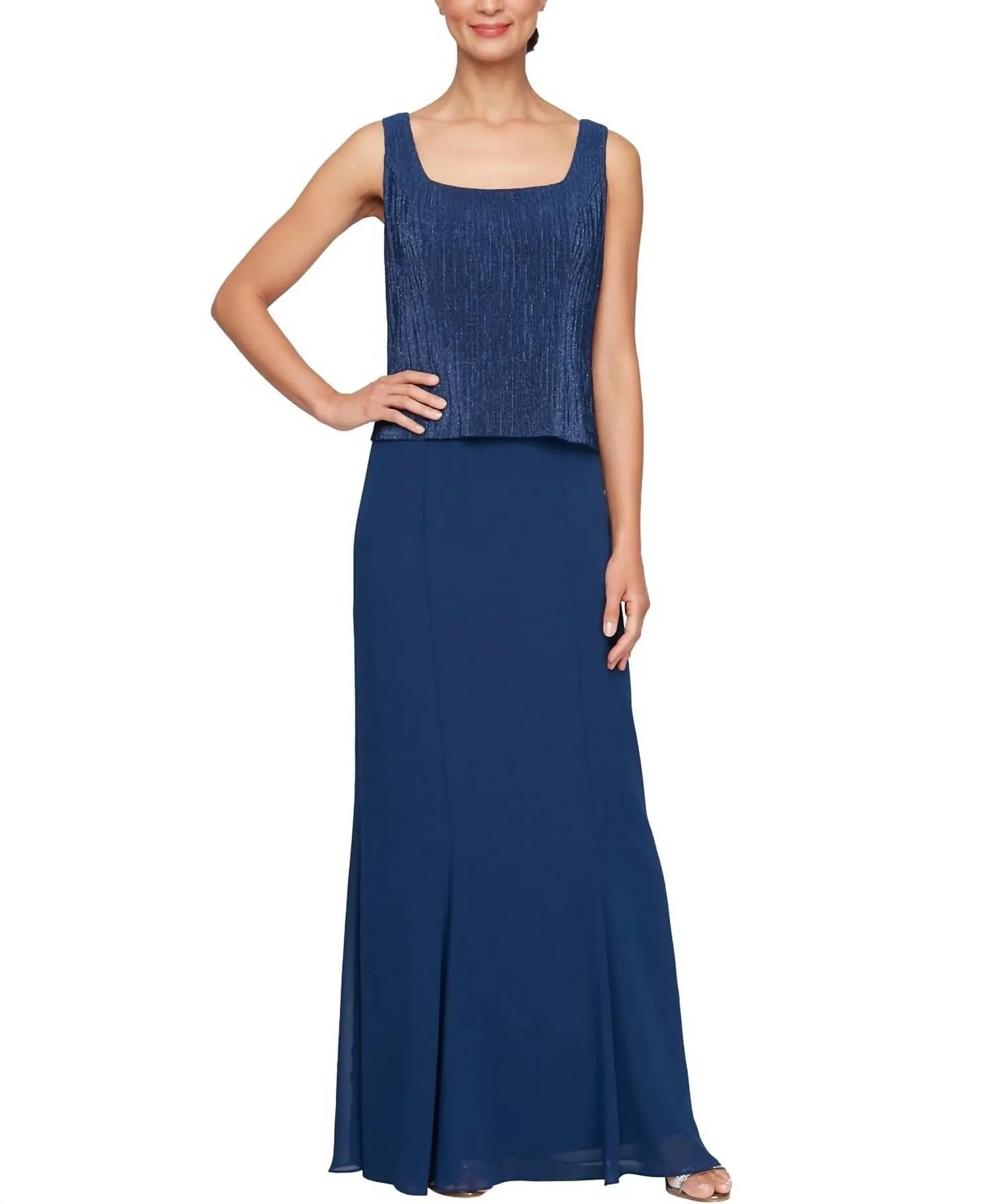 Alex Evenings - Mother Of The Bride Dress With Embellished Jacket