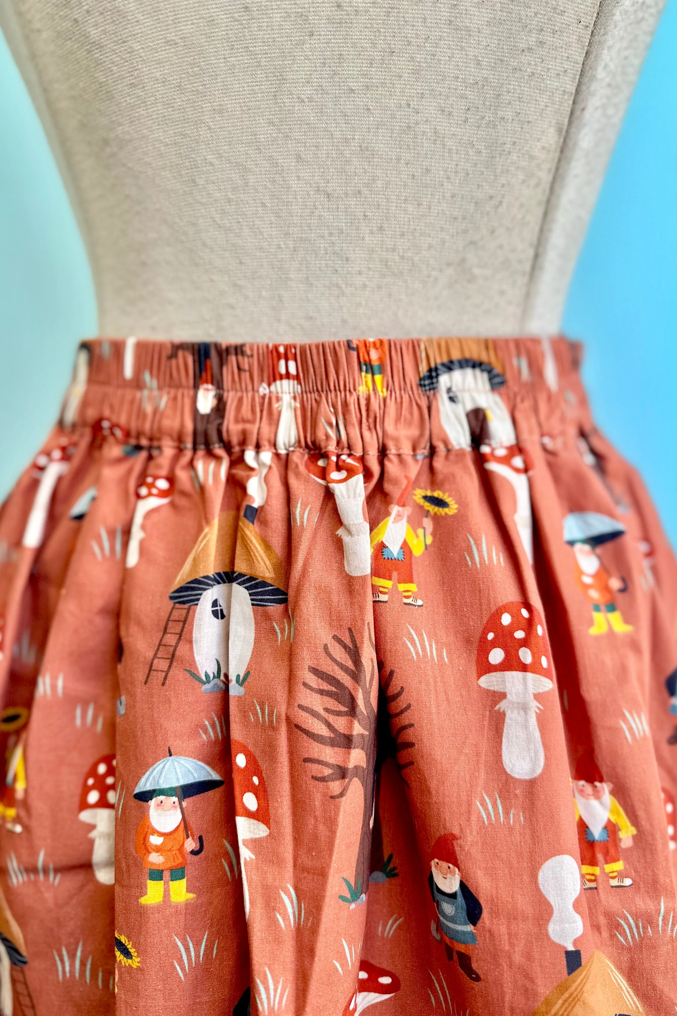 Amber Mushroom Full Skirt by Tulip B.