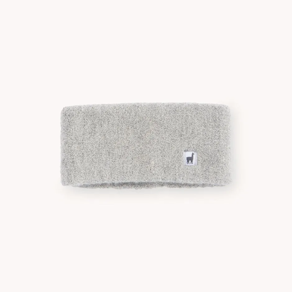 Baby Alpaca Headband - Grey