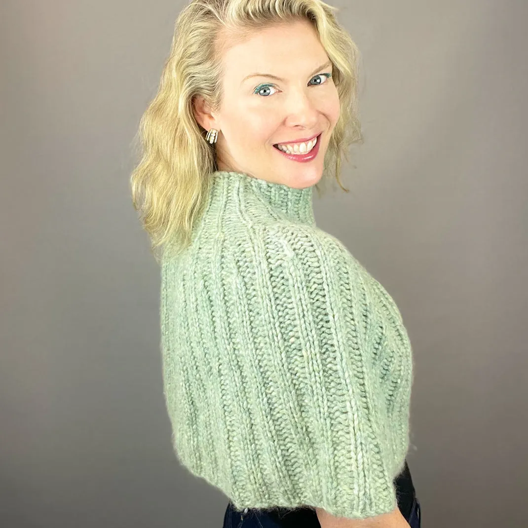 Beatrix Ribbed Capelet Knitting Pattern | Juniper Moon Beatrix & Knitting Pattern (#425)