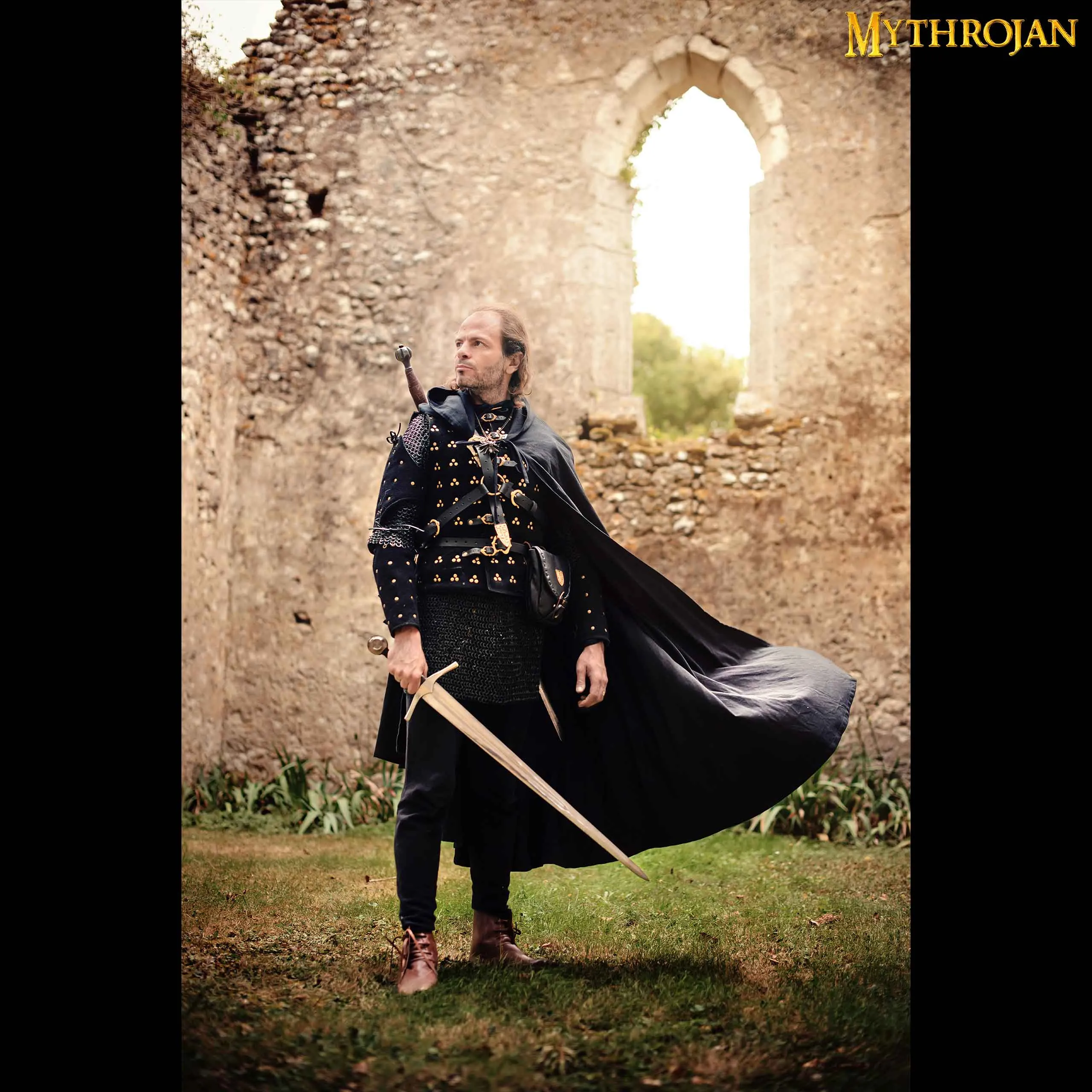 Black Cape With Hood