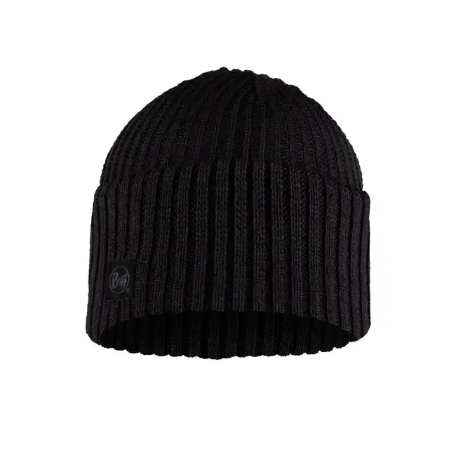 Buff Rutger Knitted Beanie Graphite