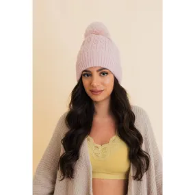 Cable Knit Cuffed Beanie