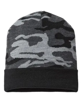 CAP AMERICA USA-Made Camo Cuffed Beanie RKC12