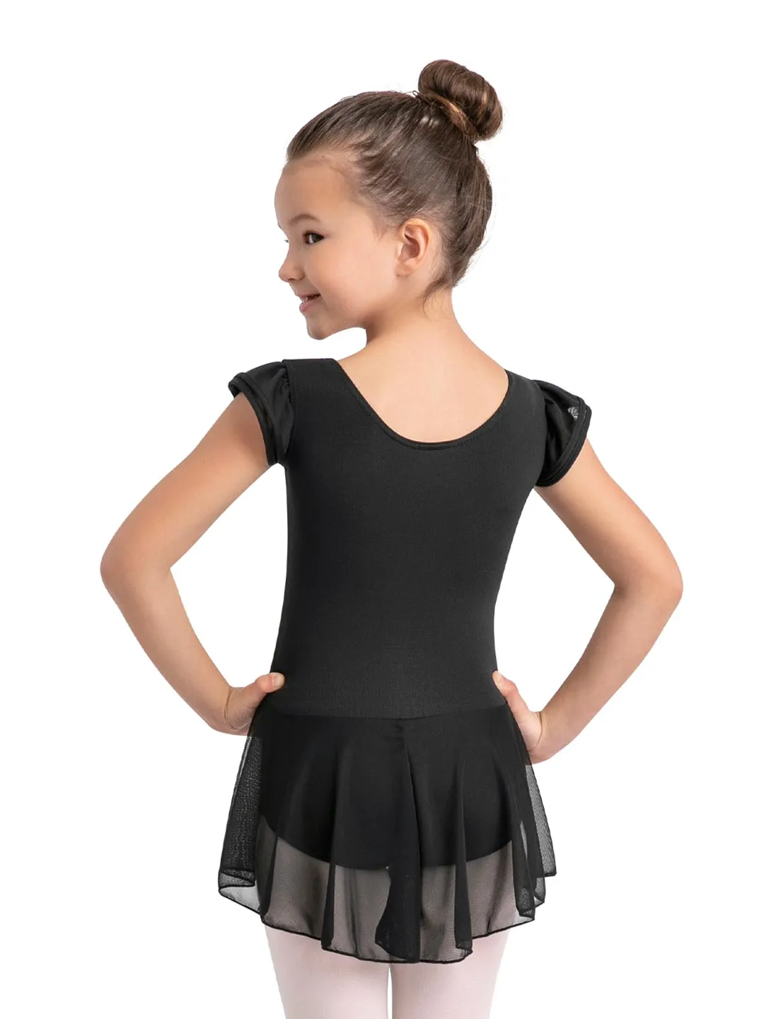 CAPEZIO 11882C PUFF SLEEVE DRESS