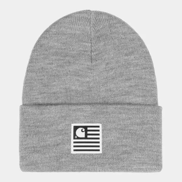Carhartt WIP State Beanie - Grey Heather