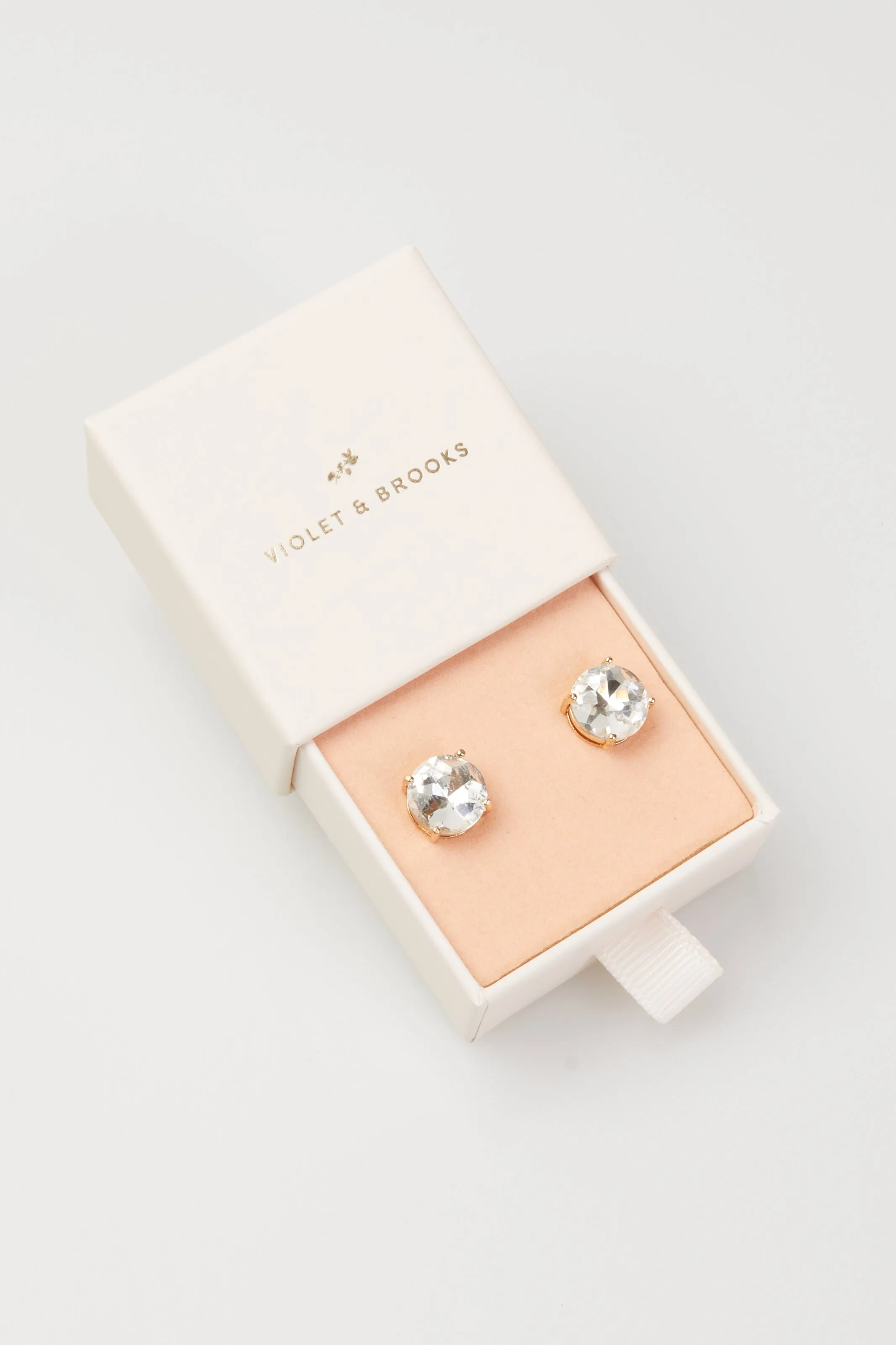 Casey Crystal Boxed Post Earring