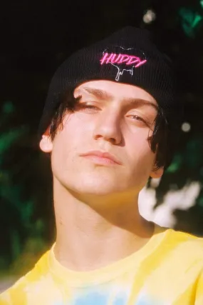 Chase Hudson 'HUDDY LOVE' Embroidered Black Beanie