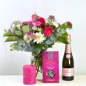 Christmas Candle and Bubbles Duo