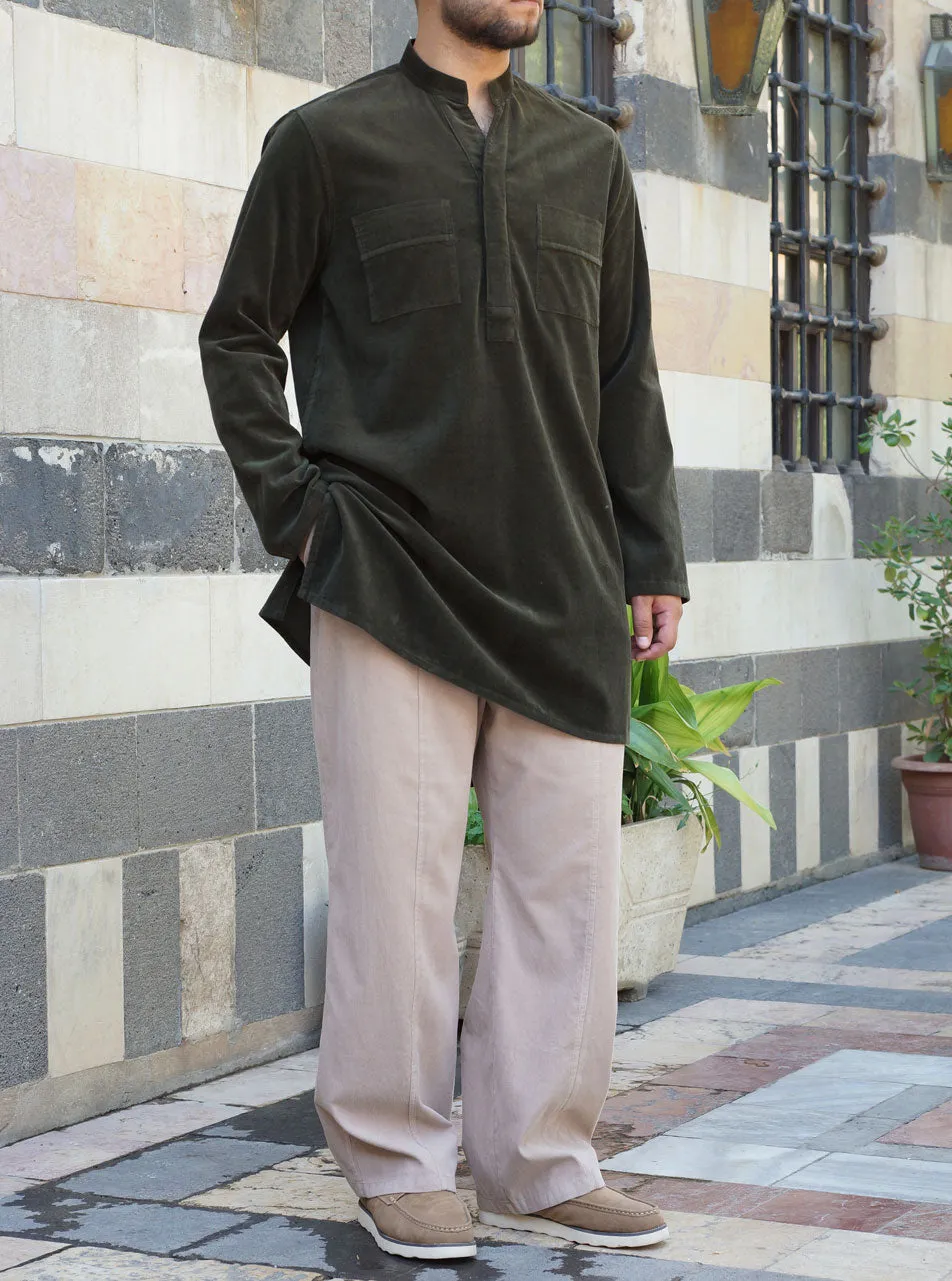 Corduroy Pocketed Tunic