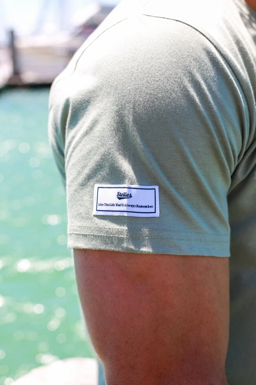 Core Tee in Spanish Moss