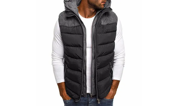 Cotton-Padded Jacket Vest