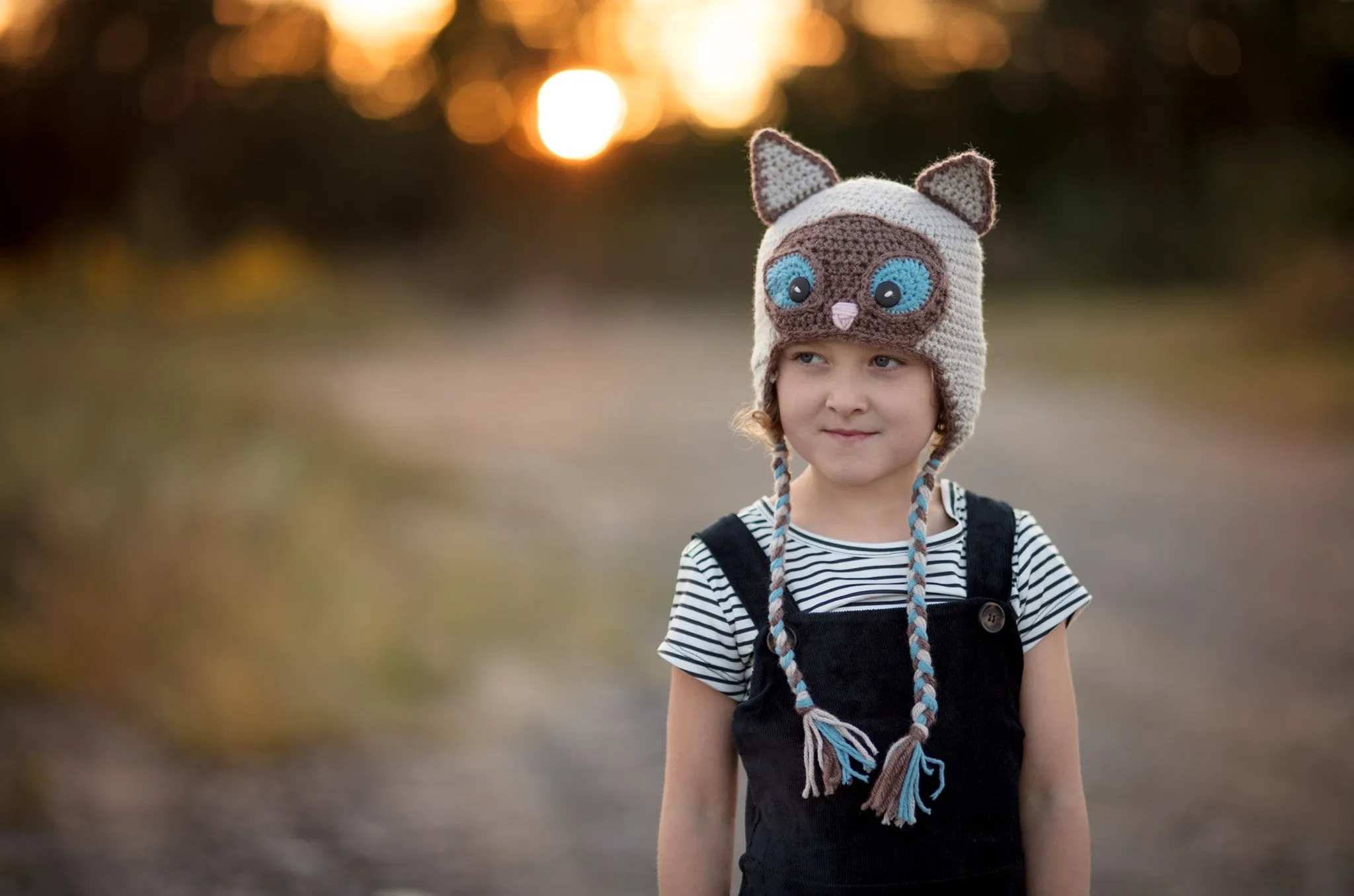 Crochet Pattern for Siamese Cat Hat | Crochet Hat Pattern | Hat Crocheting Pattern | DIY Written Crochet Instructions