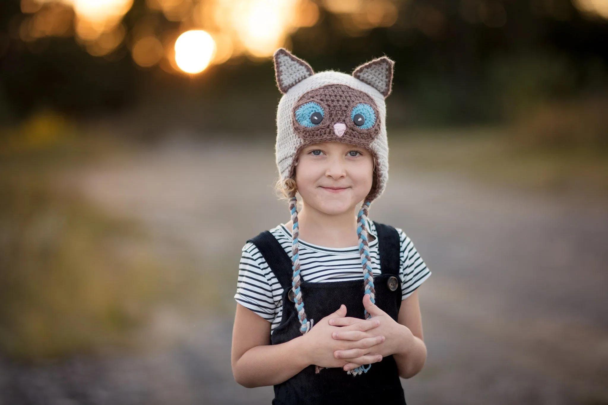 Crochet Pattern for Siamese Cat Hat | Crochet Hat Pattern | Hat Crocheting Pattern | DIY Written Crochet Instructions