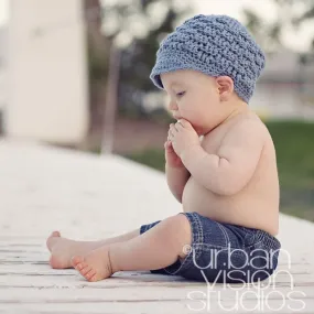 Crochet Pattern for Textured Newsboy Beanie | Crochet Hat Pattern | Hat Crocheting Pattern | DIY Written Crochet Instructions