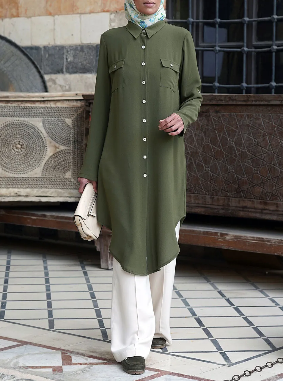 Dipped Hem Tunic