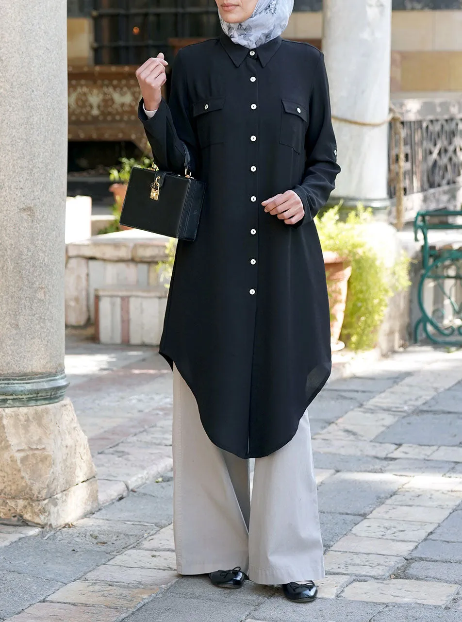 Dipped Hem Tunic