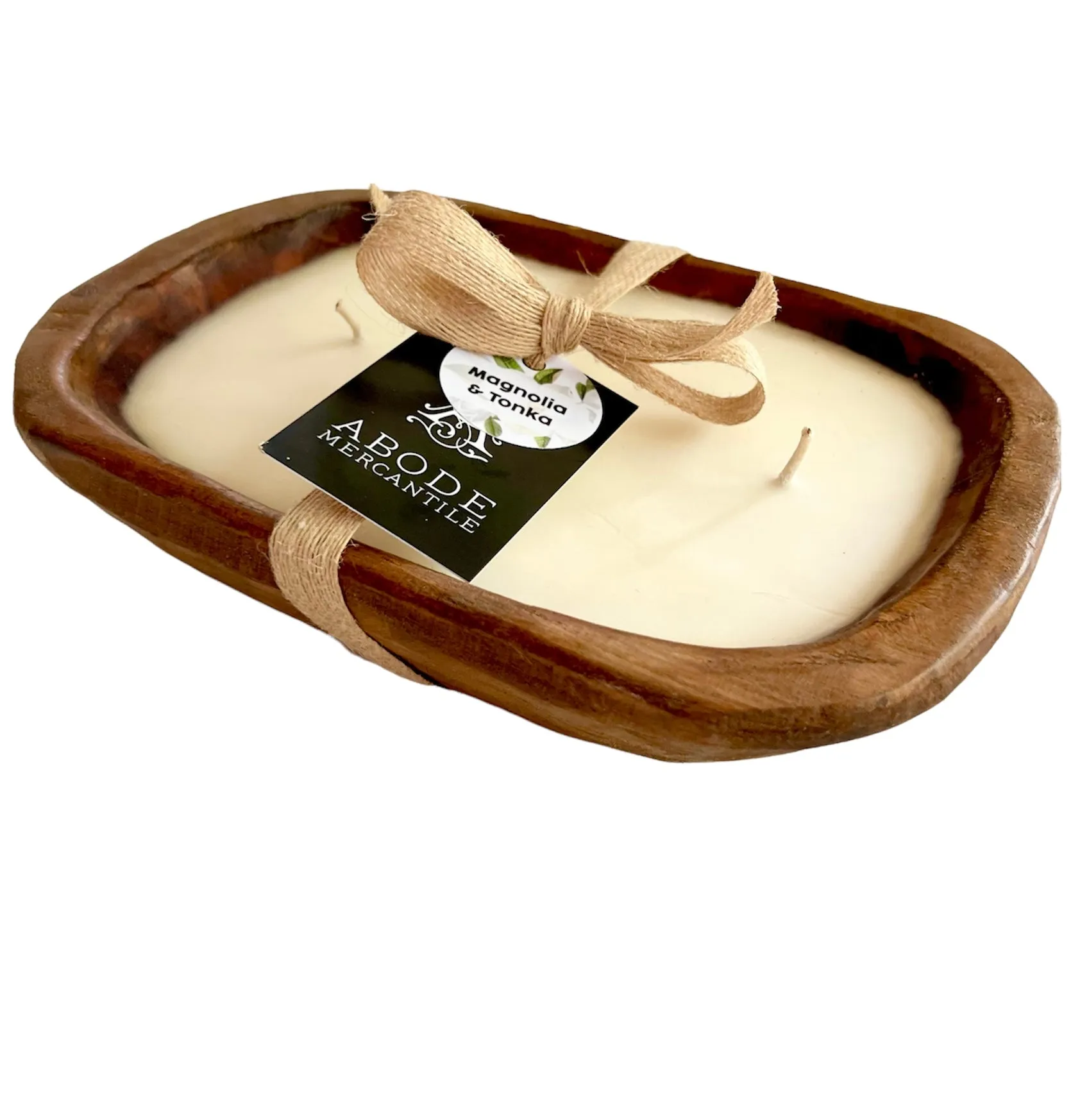 Dough Bowl Candle-Hickory   Suede