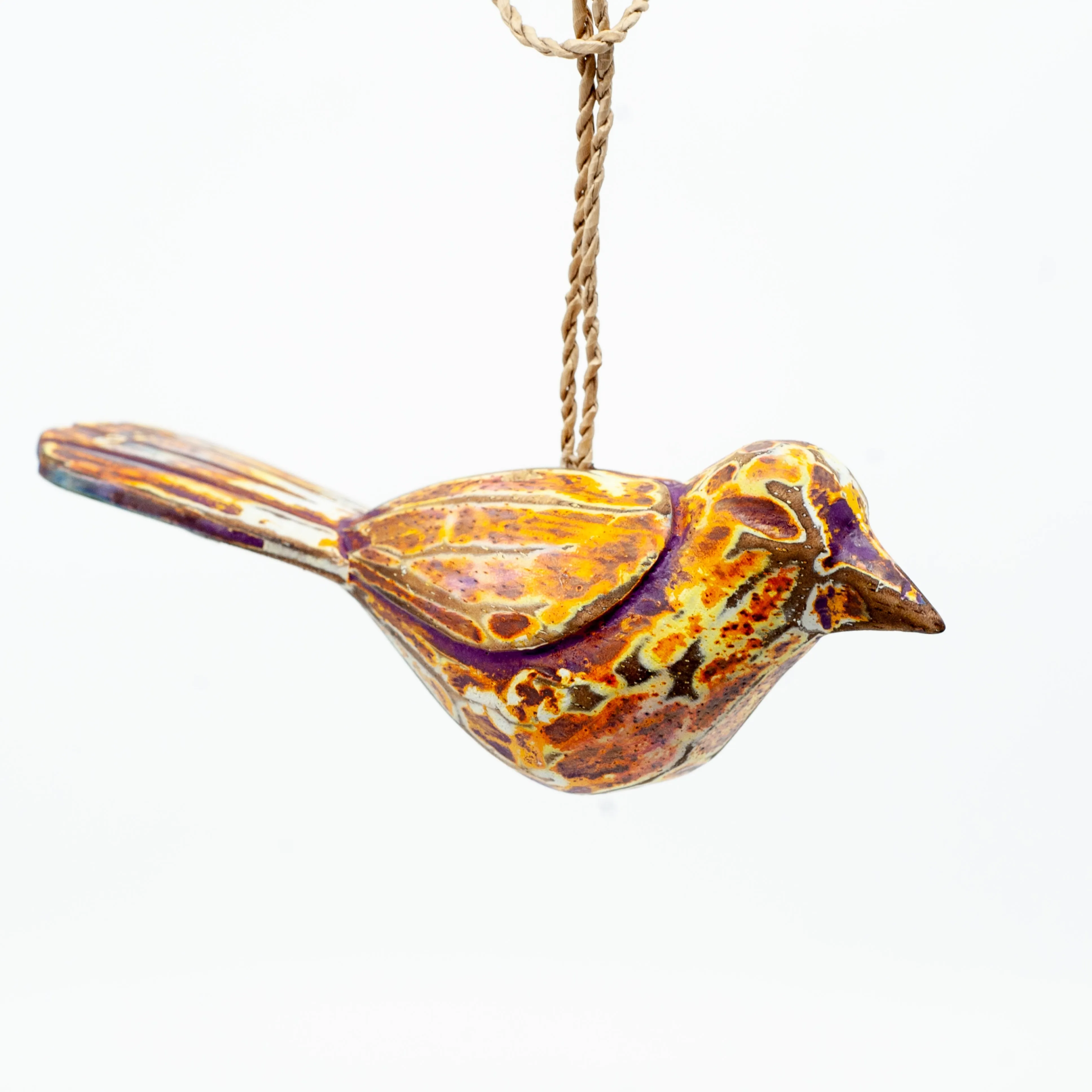 Driftwood Bird Hanging Ornament