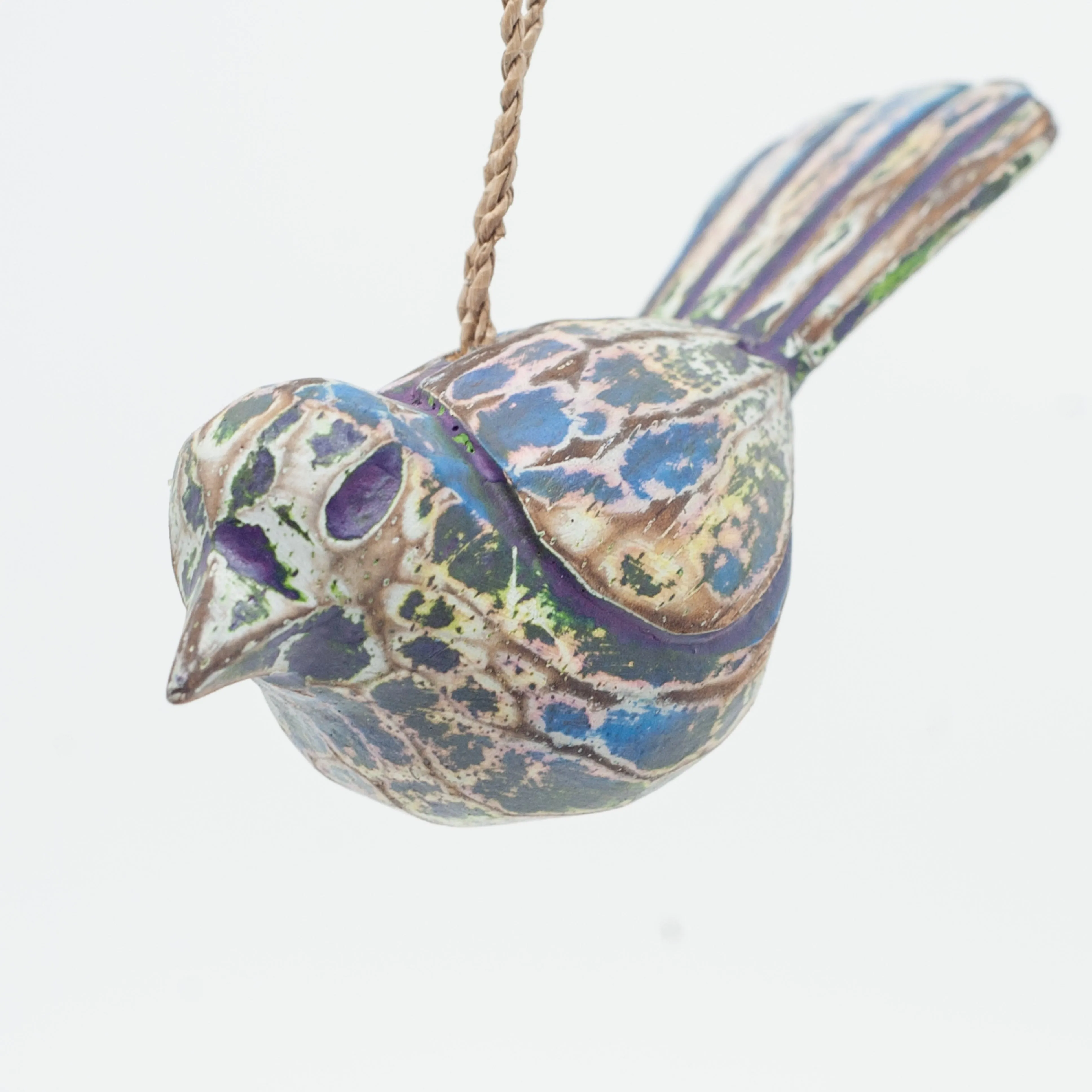 Driftwood Bird Hanging Ornament