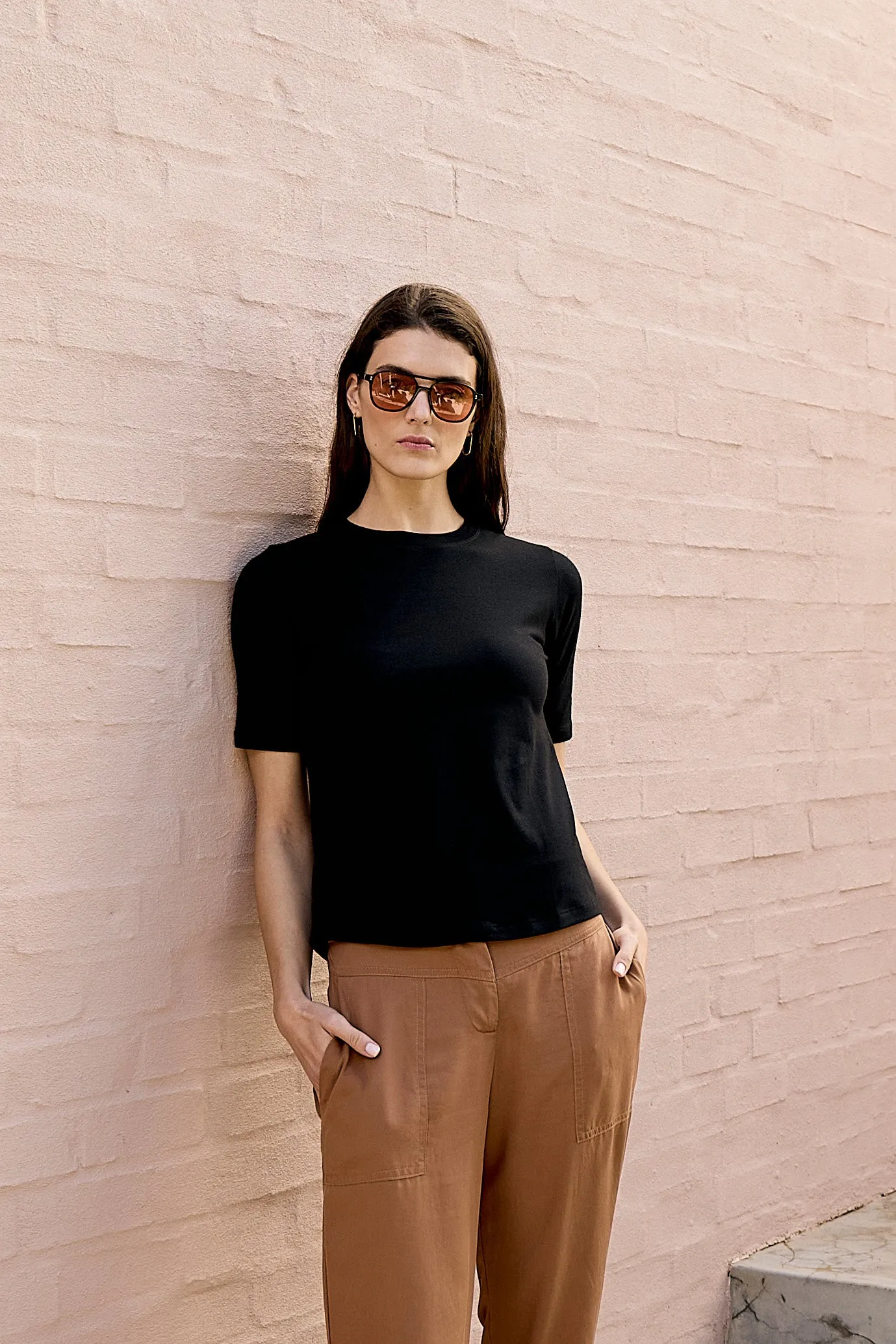 Essential Cotton Tee |  Black