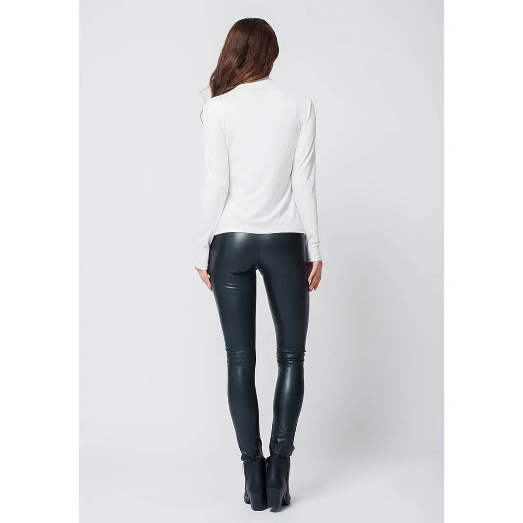Faux Leather Leggings | Black