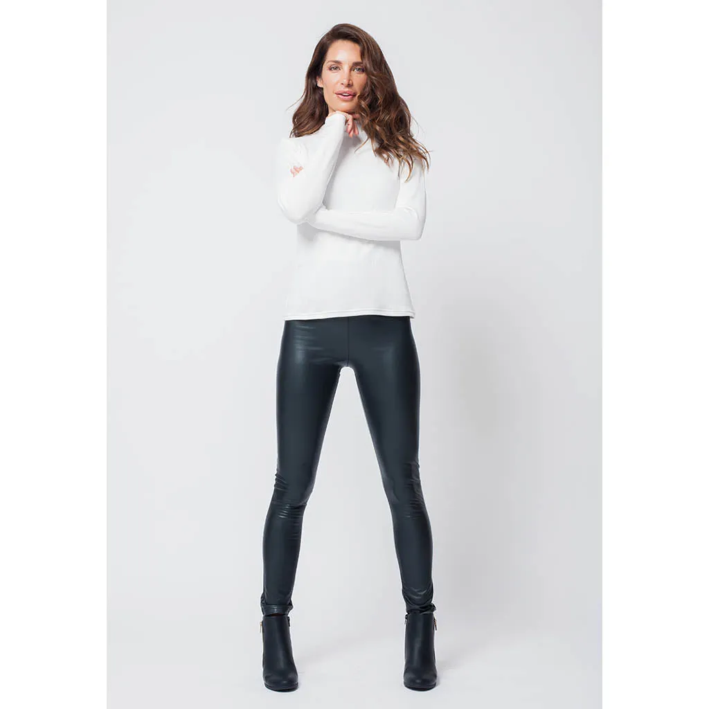 Faux Leather Leggings | Black