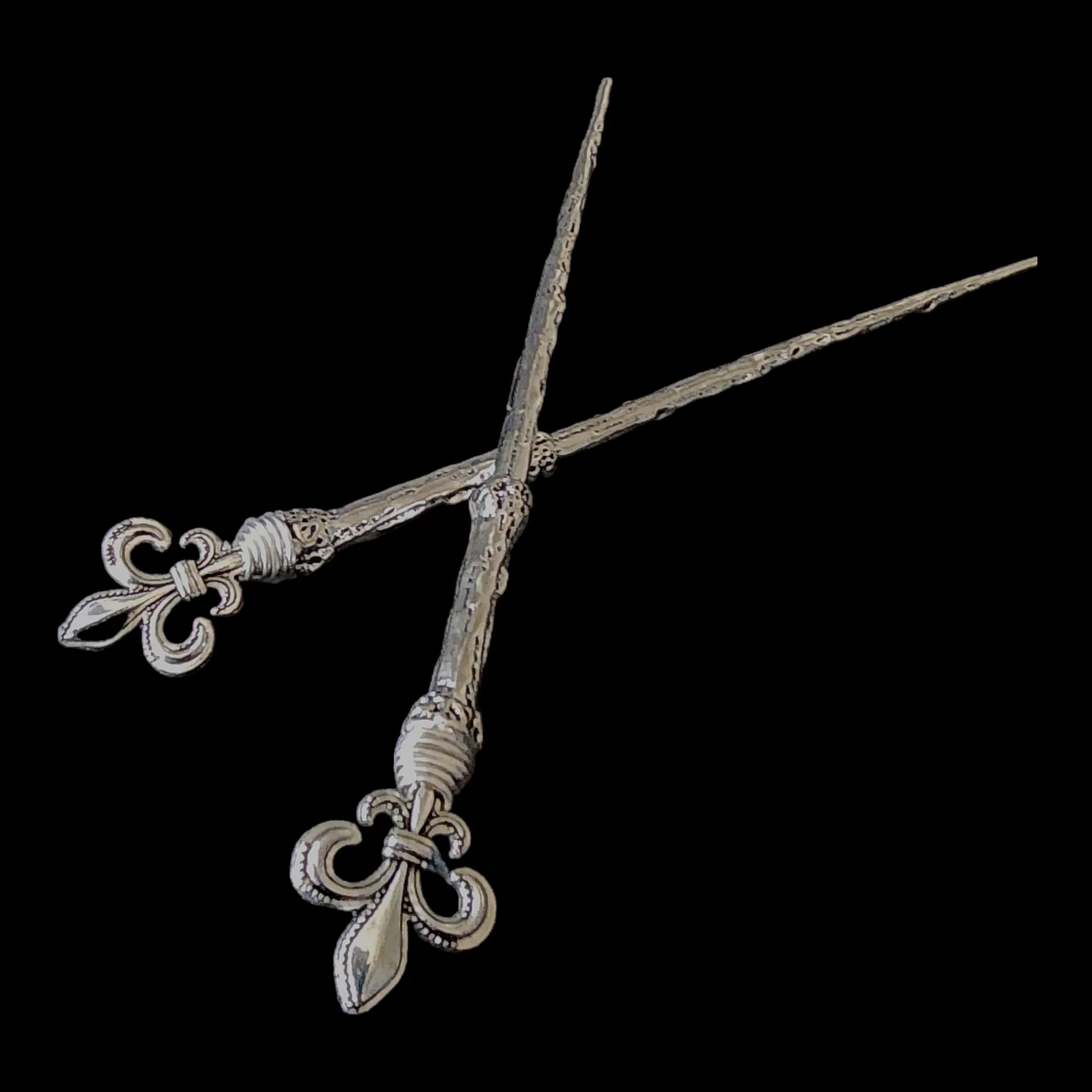 Fleur-de-lis Hairsticks