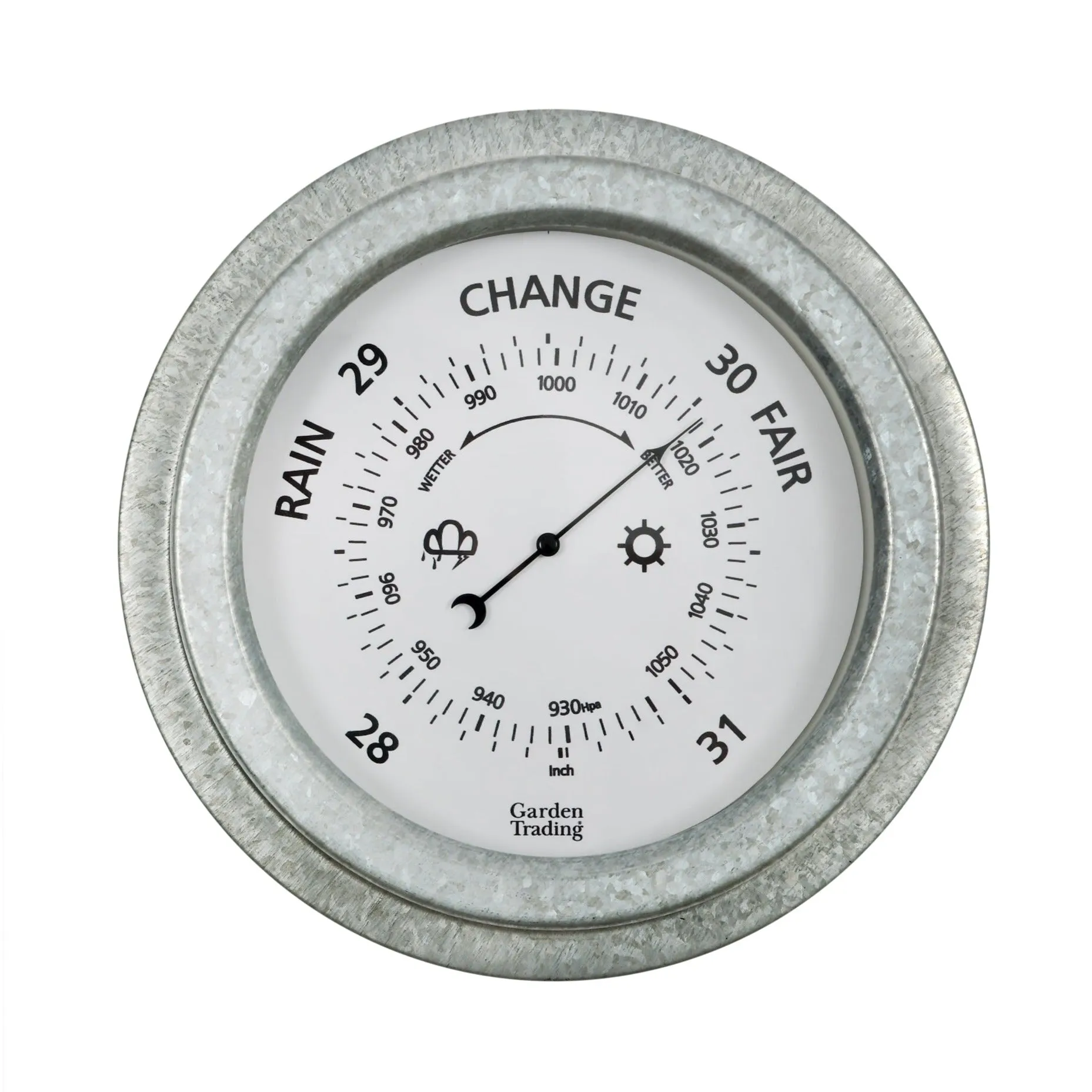 Galvanised Barometer
