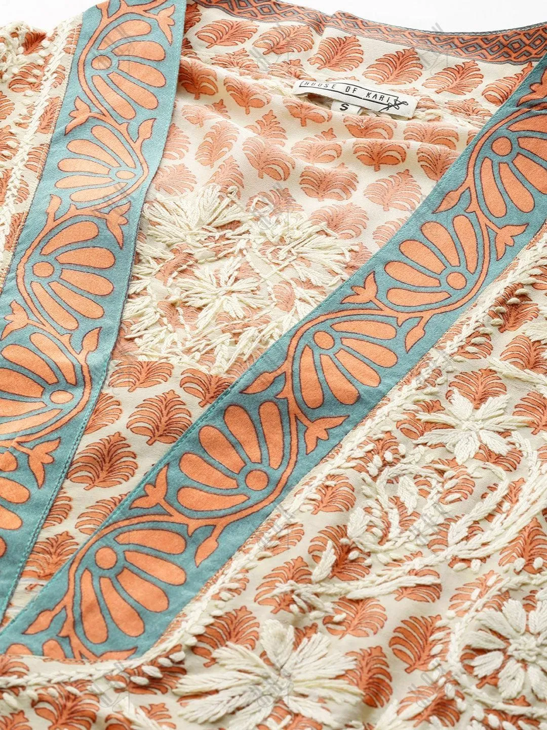 Hand embroidery Chikankari Tunic