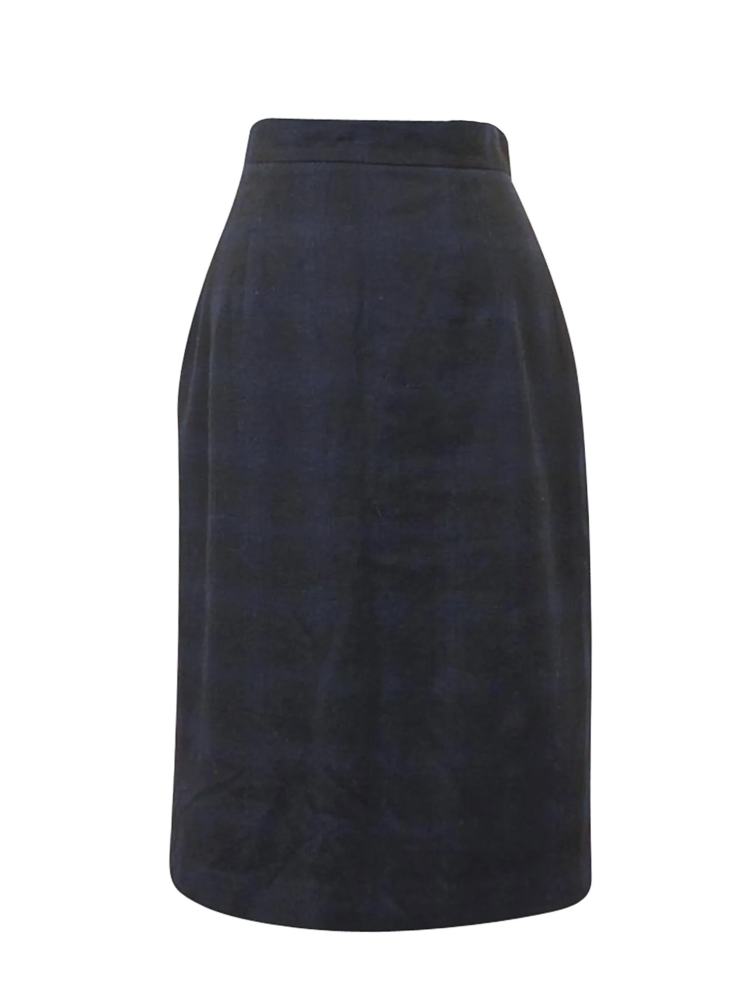 Impact Ink Blue Plaid Aline Skirt