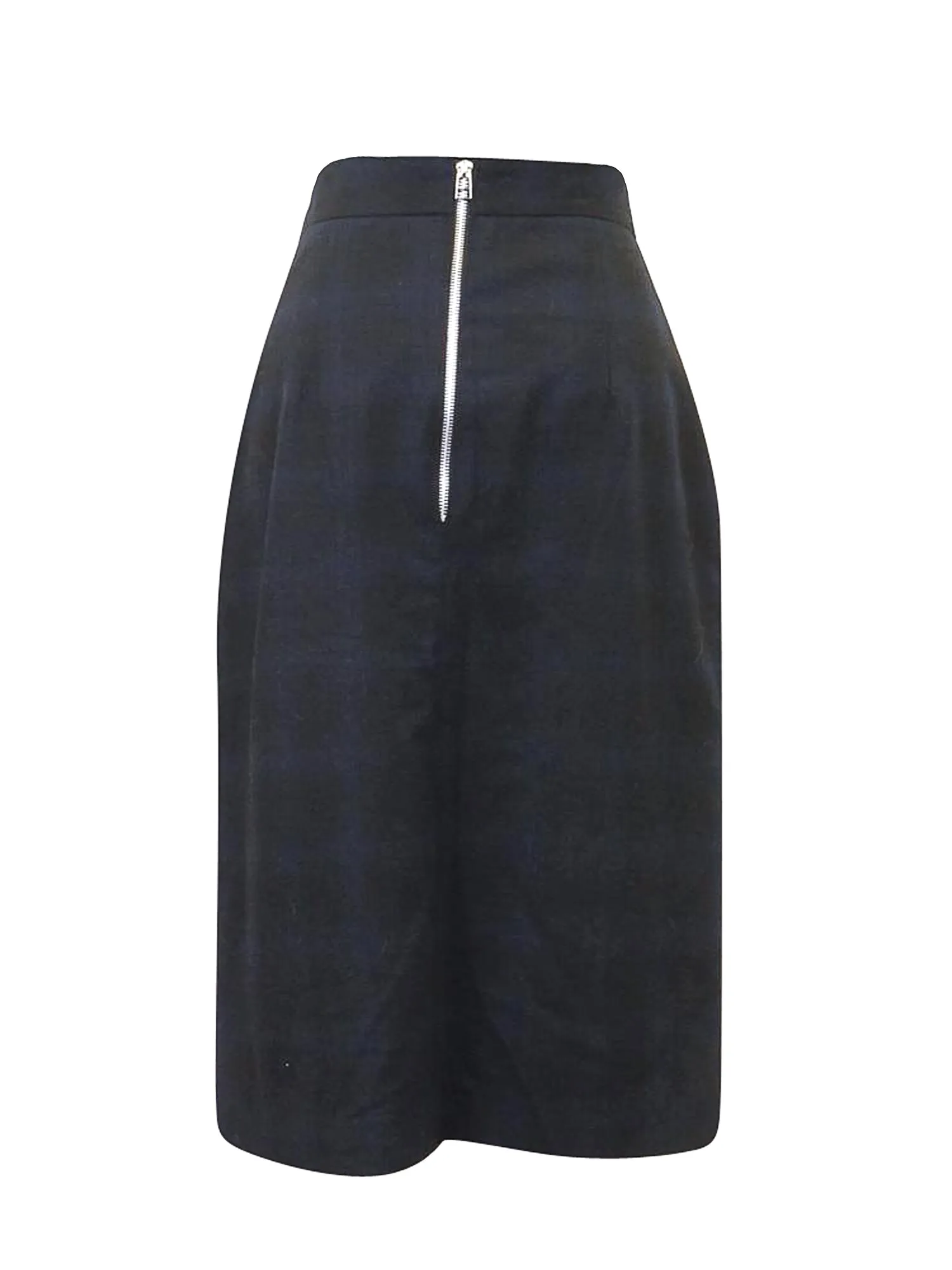 Impact Ink Blue Plaid Aline Skirt