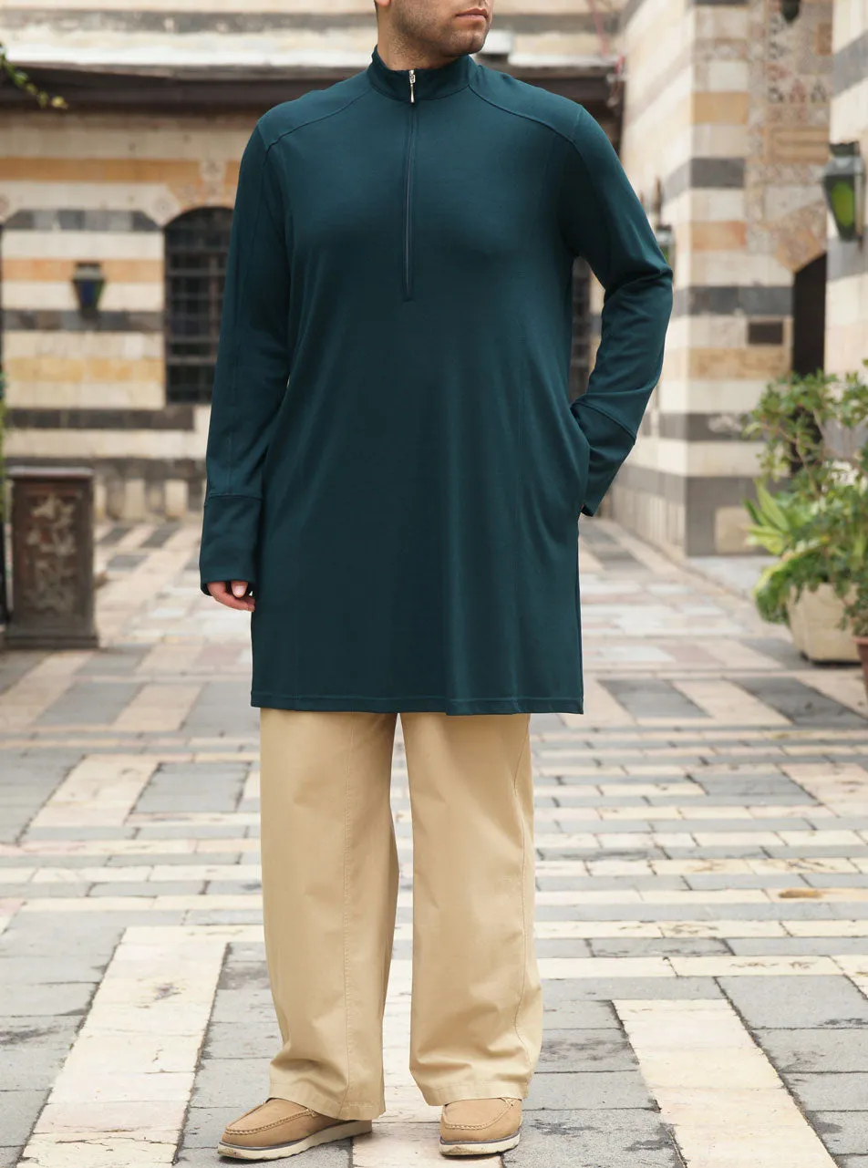 Jersey Zipped Tunic