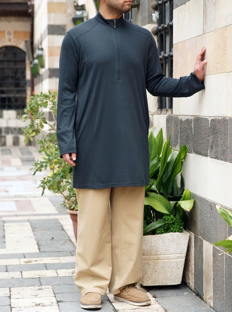 Jersey Zipped Tunic