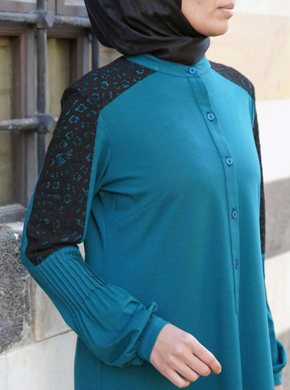 Lace and Pintucked Tunic