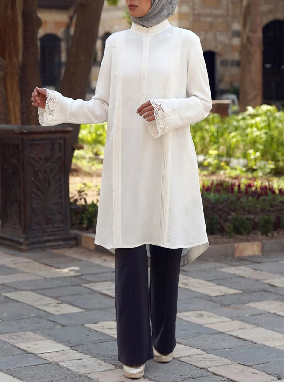 Lace Cuffs Tunic