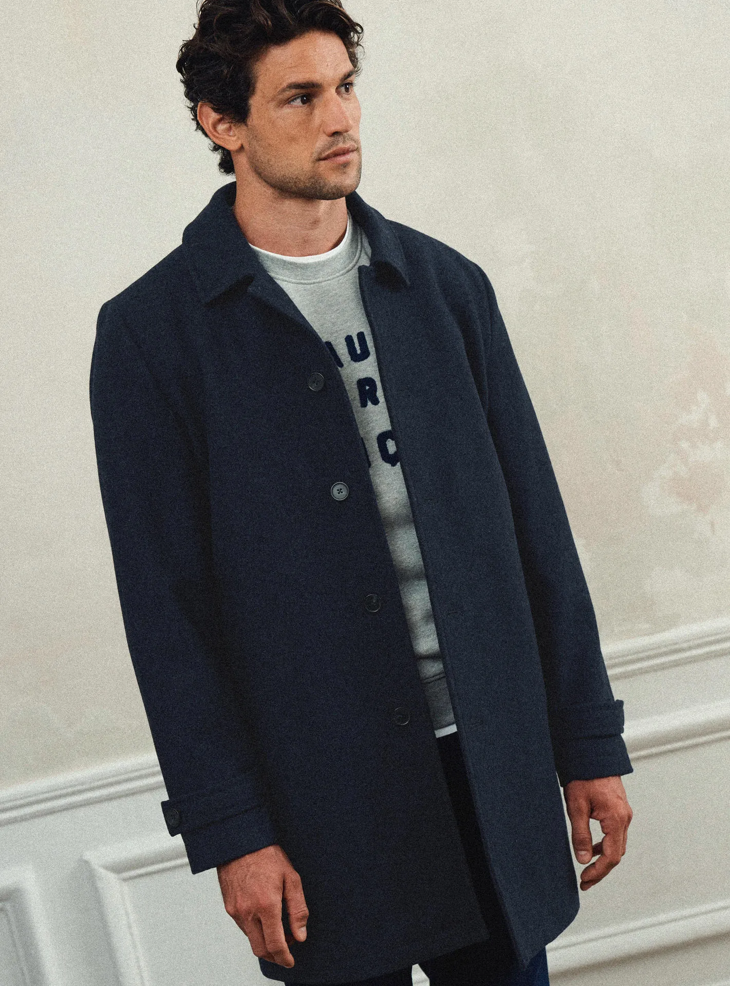 Manteau Edward Navy