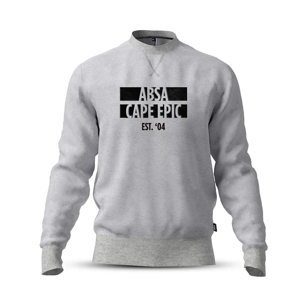 Men's Absa Cape Epic Crew Neck Sweater (Grey)