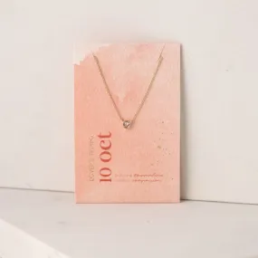 October Kaleidoscope Birthstone Necklace