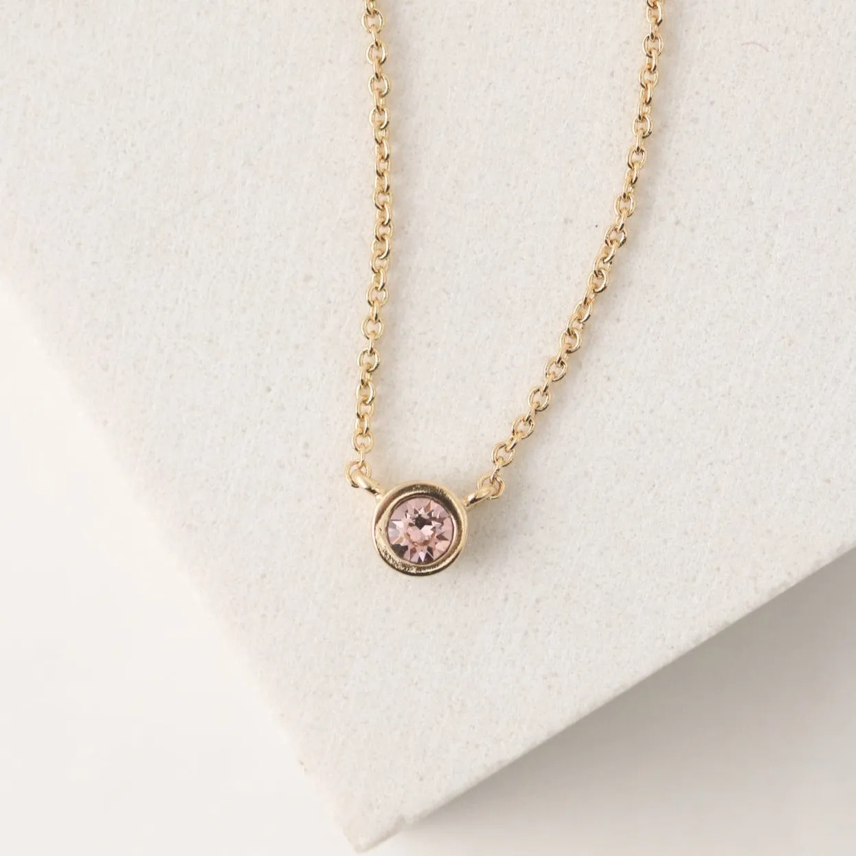 October Kaleidoscope Birthstone Necklace