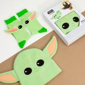 Official Star Wars The Mandalorian The Child / Baby Yoda Gift Set (Beanie   Socks)