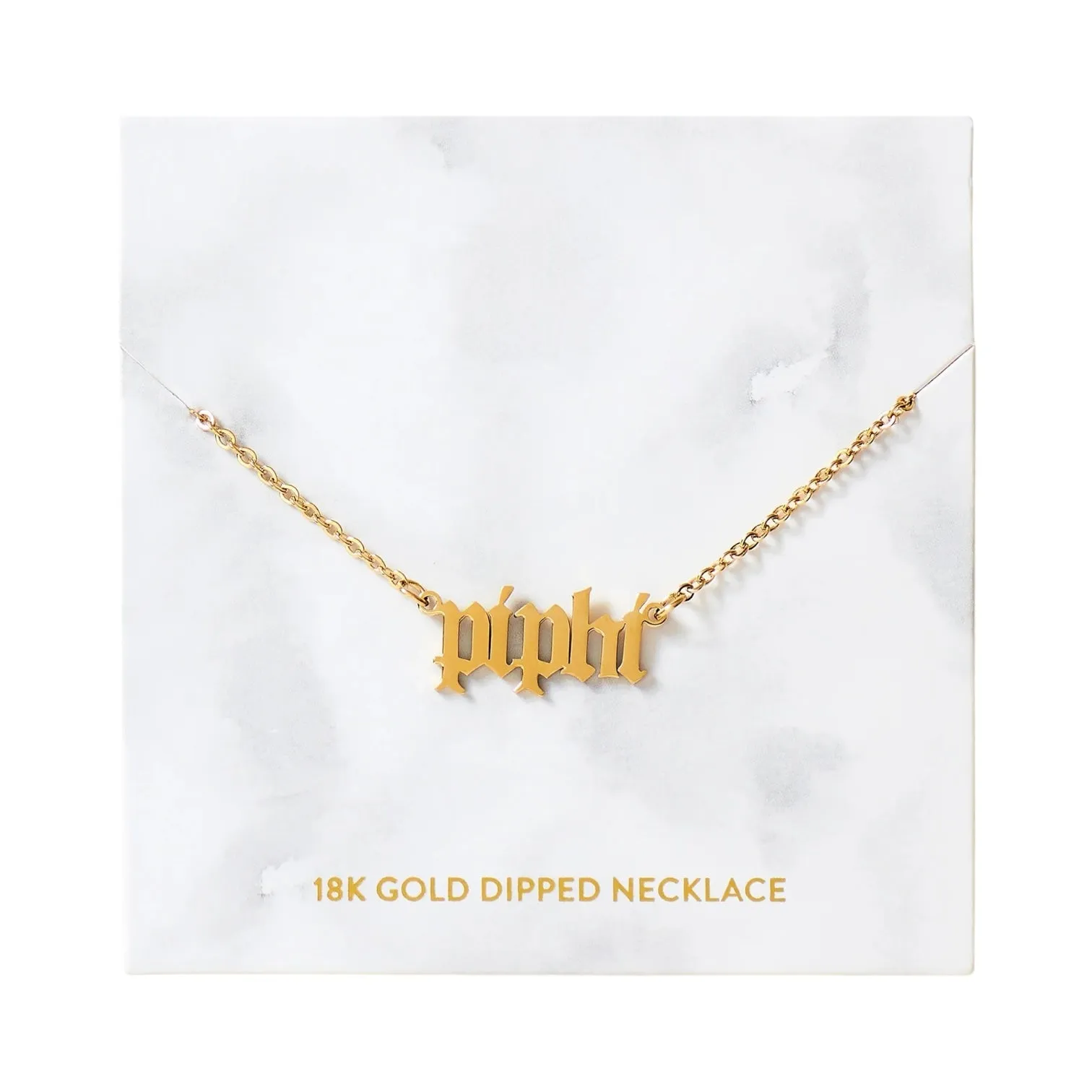Old English Necklace