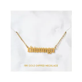 Old English Necklace