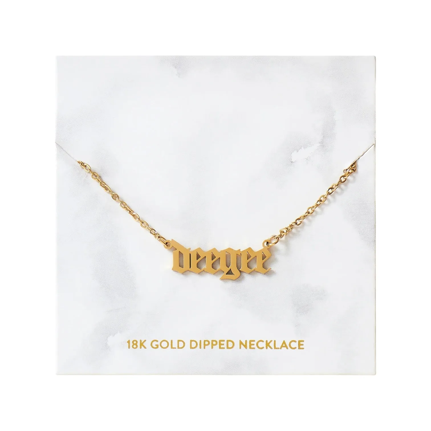 Old English Necklace