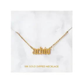 Old English Necklace